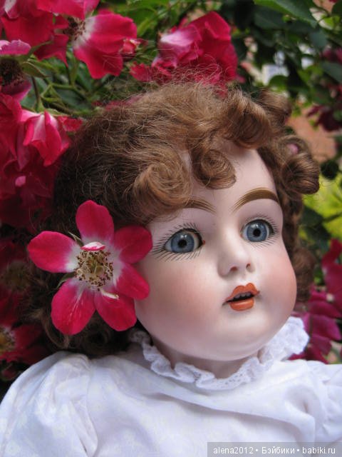 Розы цвели, было лето — Редкие антикварные куклы и реплики: воск
