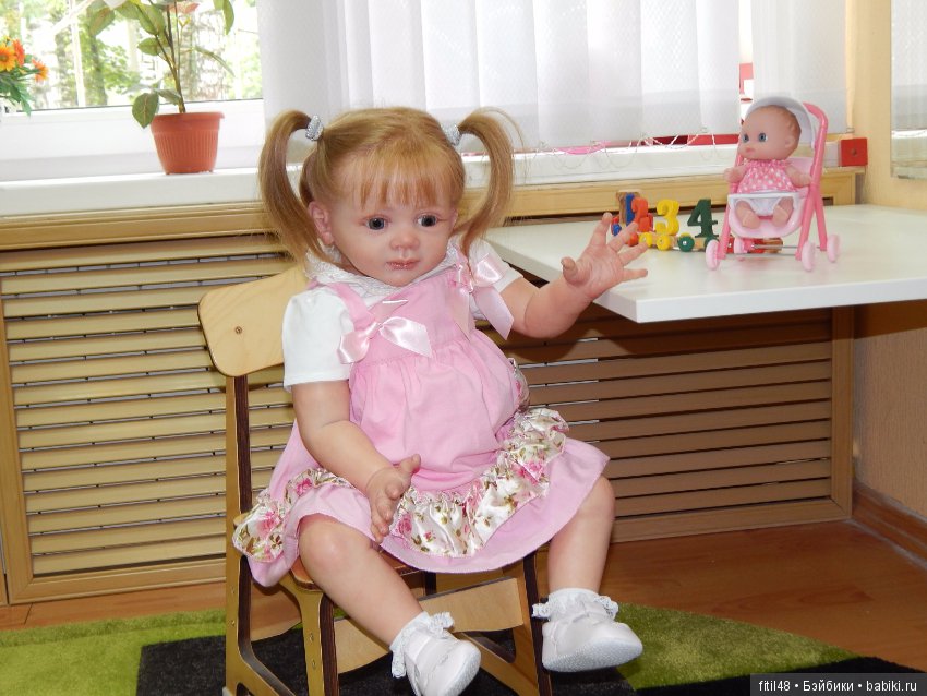 Моя маленькая принцесса. Кукла реборн Валентины Ильичишиной (фото 5)