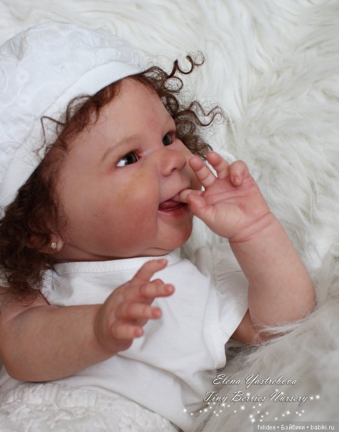 Мэйзи, малышка реборн кучеряшка