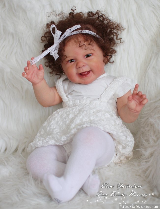 Мэйзи, малышка реборн кучеряшка (фото 10)