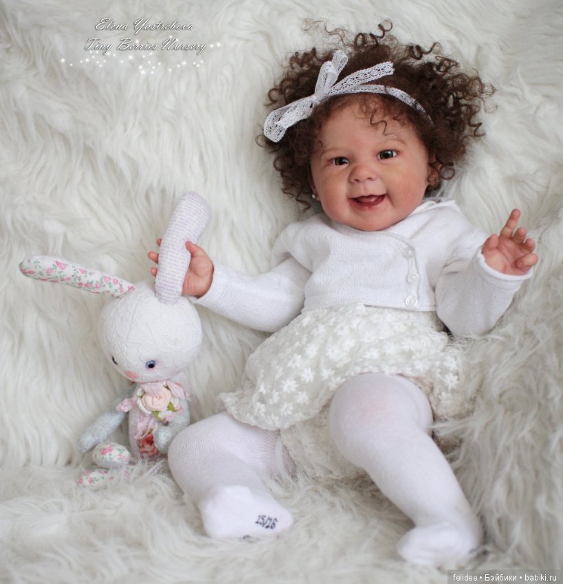 Мэйзи, малышка реборн кучеряшка (фото 8)