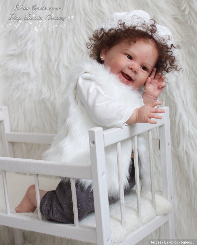 Мэйзи, малышка реборн кучеряшка