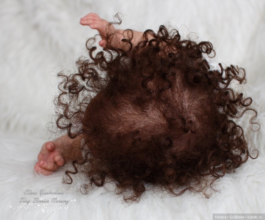 Мэйзи, малышка реборн кучеряшка