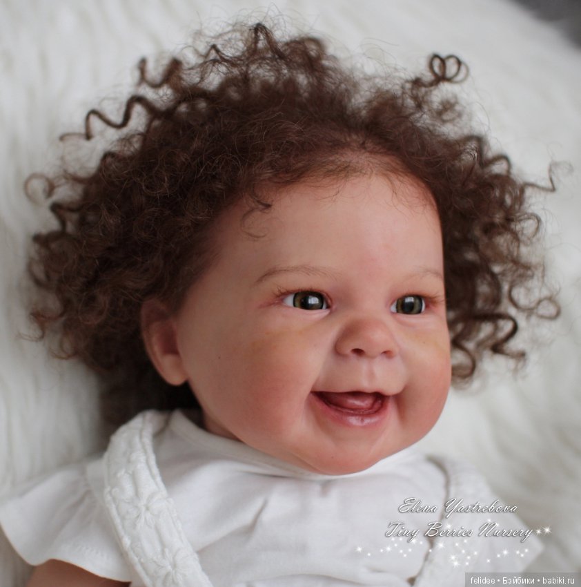 Мэйзи, малышка реборн кучеряшка