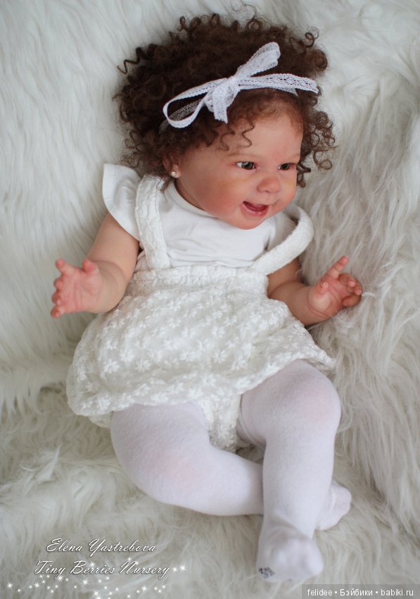 Мэйзи, малышка реборн кучеряшка