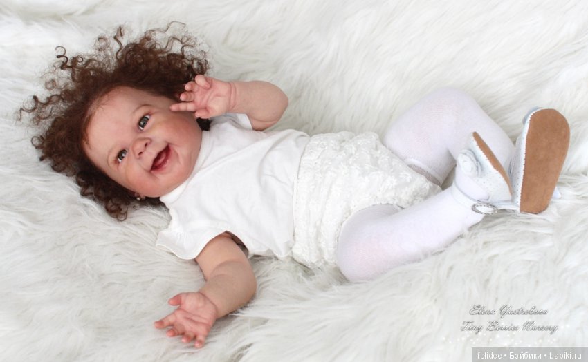 Мэйзи, малышка реборн кучеряшка