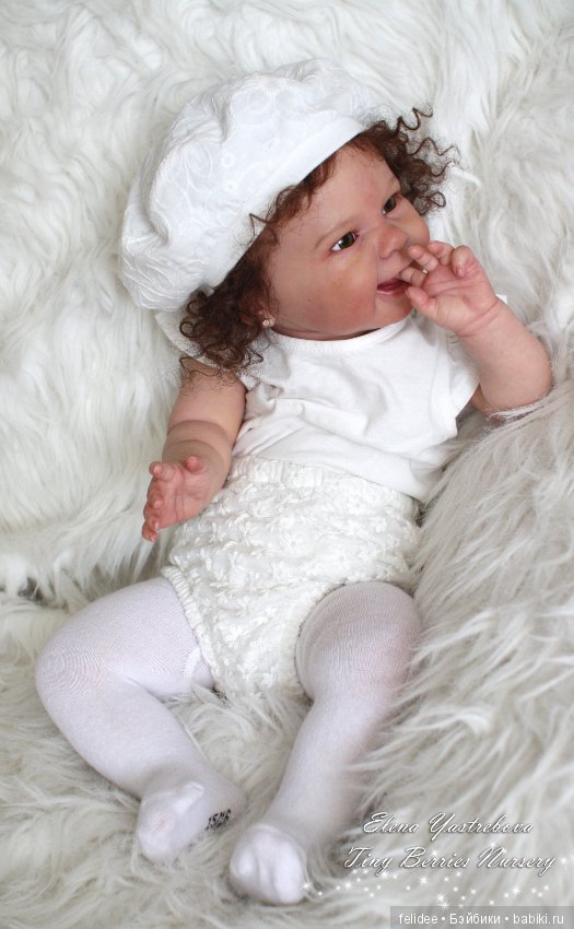 Мэйзи, малышка реборн кучеряшка
