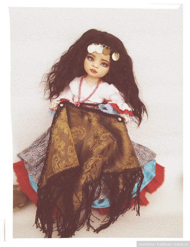 Лейла.Моя цыганочка. ООАК куколки от Паола Рейна (фото 8)