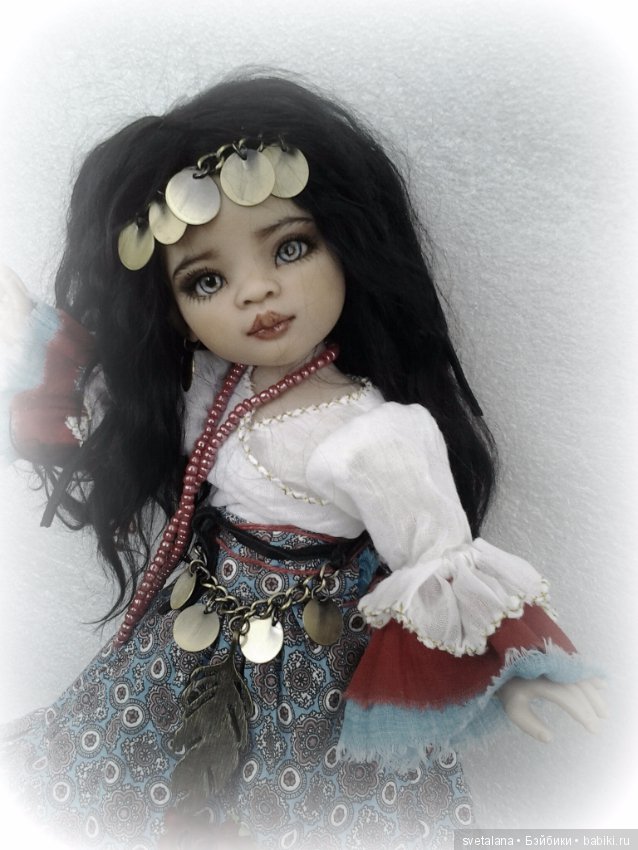 Лейла.Моя цыганочка. ООАК куколки от Паола Рейна