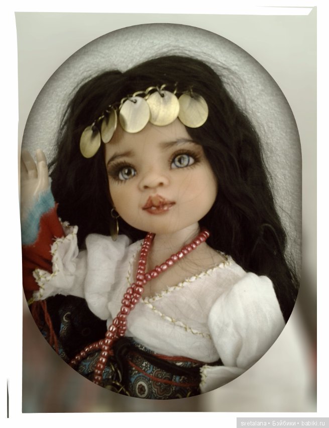 Лейла.Моя цыганочка. ООАК куколки от Паола Рейна
