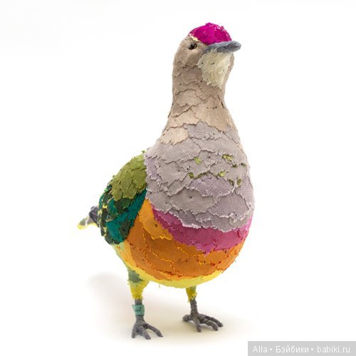 Текстильные птицы от Abigail Brown