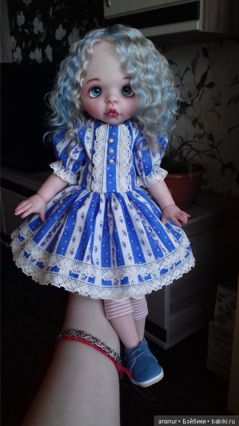 Новая девочка. Авторская кукла Кондрашовой Ирины (фото 4)
