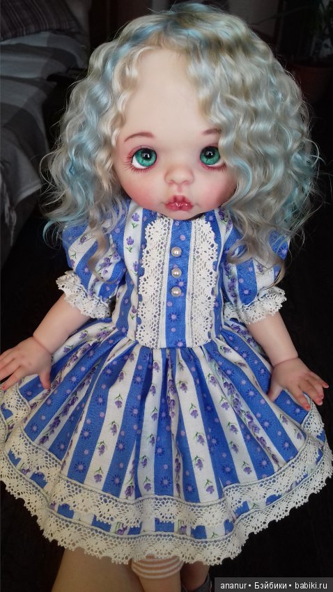 Новая девочка. Авторская кукла Кондрашовой Ирины (фото 7)