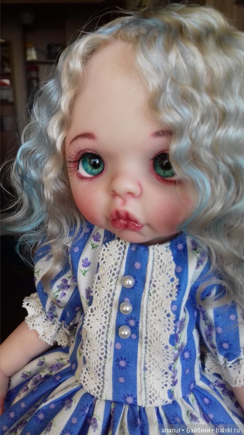 Новая девочка. Авторская кукла Кондрашовой Ирины (фото 5)