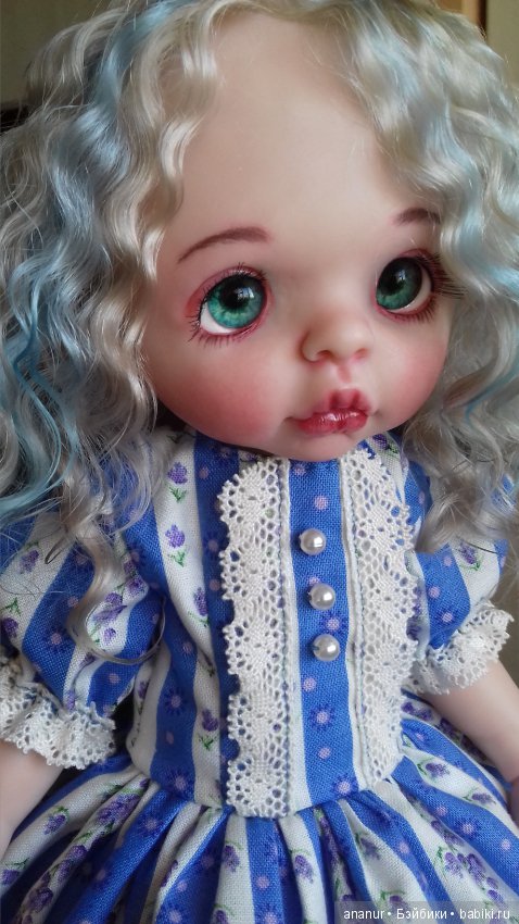 Новая девочка. Авторская кукла Кондрашовой Ирины (фото 3)
