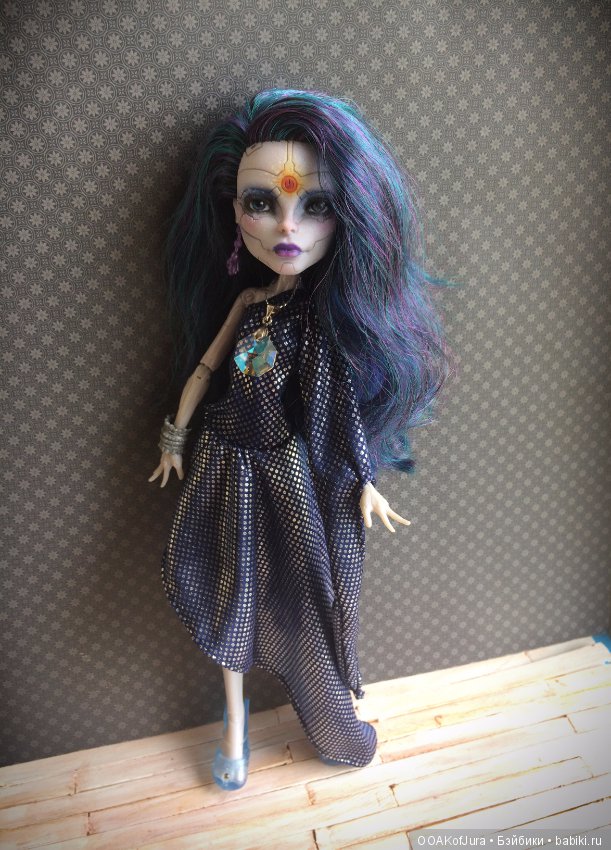 Космея, ООАК Монстр хай — ООАК Monster High и Ever After High: репейнт (фото 3)