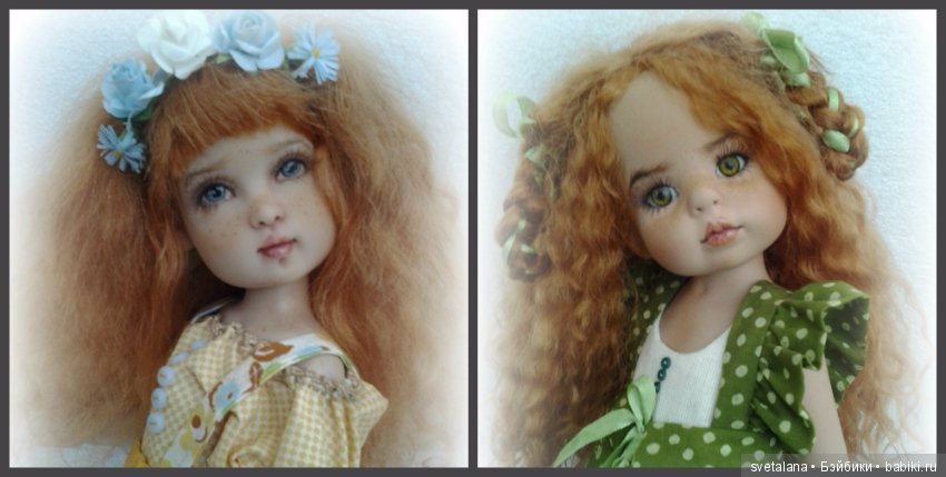 Майя и Беттани. Две солнечные девочки. ООАК