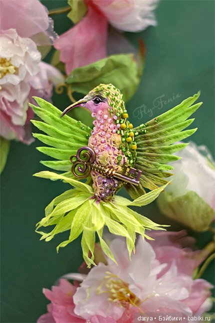 Птицы-броши мастерицы Юлии Гориной (фото 10)