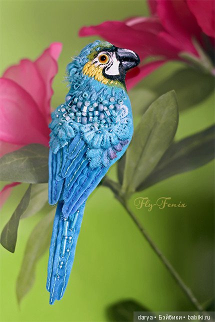 Птицы-броши мастерицы Юлии Гориной (фото 2)