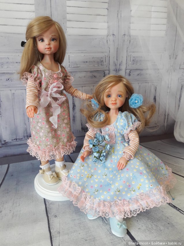 Сестрички Саманта и Милочка. Авторские куклы Егоровой Елены