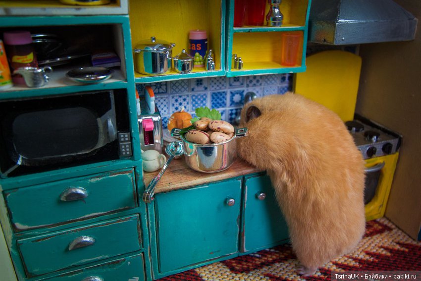 Город хомяков, масштабная миниатюра The Hungry Hungry Hamsters