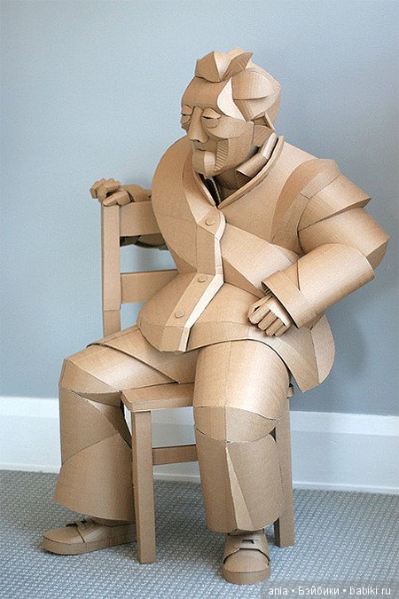 Скульптуры из картона — Авторская скульптура и статуэтки: гипс (фото 4)