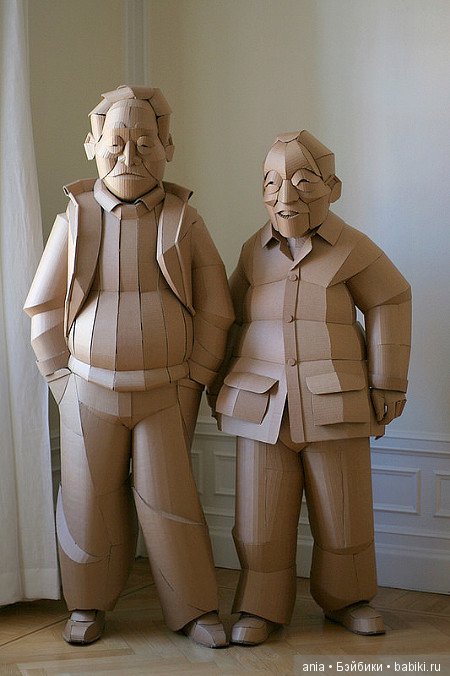 Скульптуры из картона — Авторская скульптура и статуэтки: гипс (фото 9)
