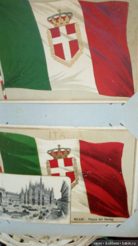 Альбом итальянских старых открыток