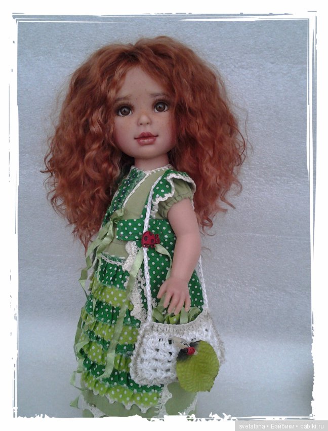 Есения.ООАК куклы Paulina, Vestida de Azul