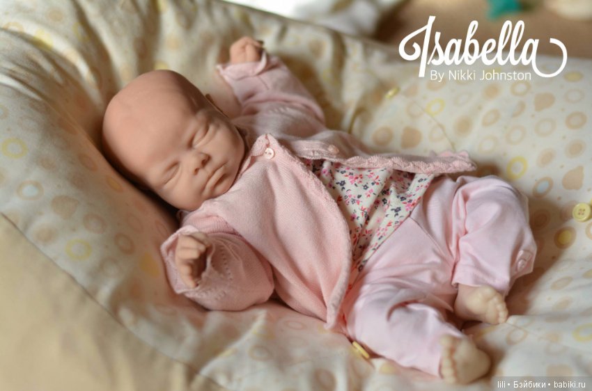 Молд для куклы реборн, малышка Isabella, скульптор Nikki Johnston (фото 5)