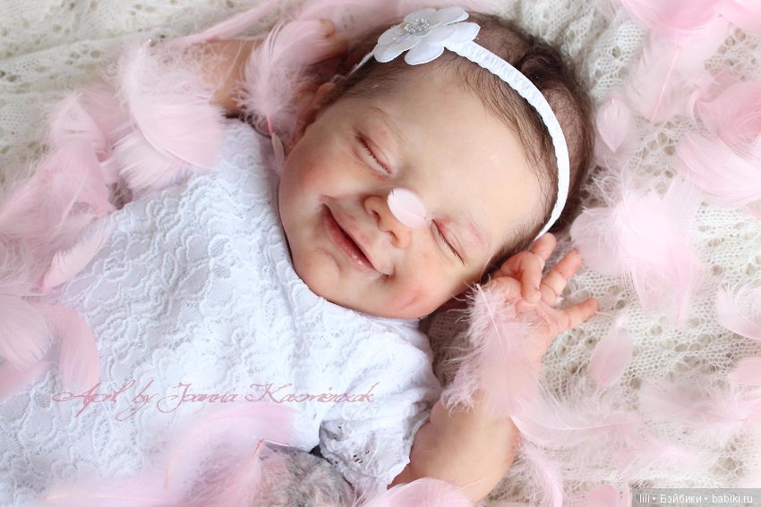 Силиконовая малышка April от скульптора Joanna Kazmierczak