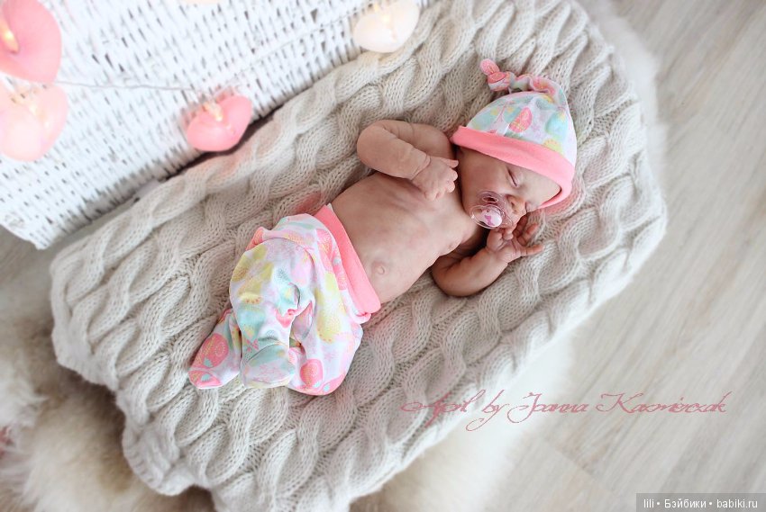 Силиконовая малышка April от скульптора Joanna Kazmierczak