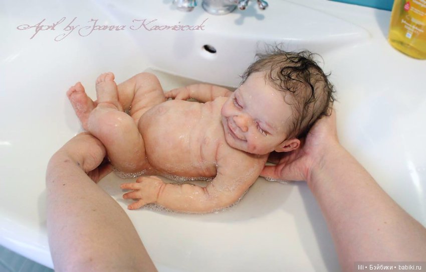 Силиконовая малышка April от скульптора Joanna Kazmierczak