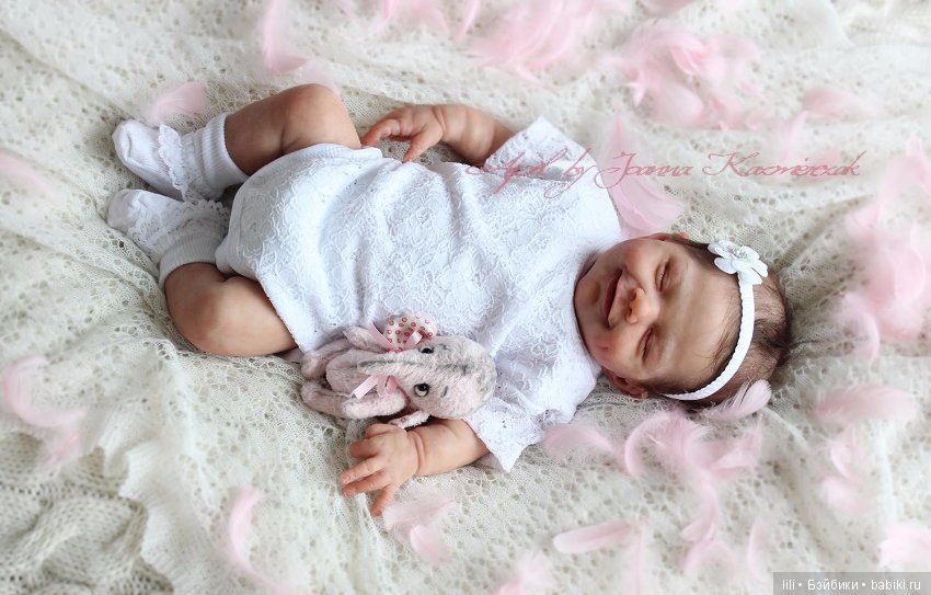 Силиконовая малышка April от скульптора Joanna Kazmierczak