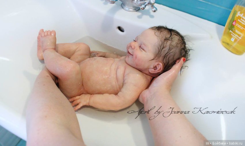 Силиконовая малышка April от скульптора Joanna Kazmierczak