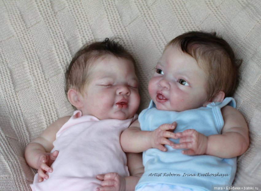 Куклы реборн Ella и Everly от мастера Ирины Кветковской (фото 4)