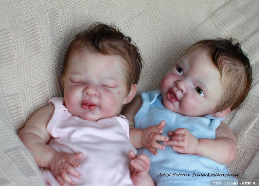 Куклы реборн Ella и Everly от мастера Ирины Кветковской (фото 7)