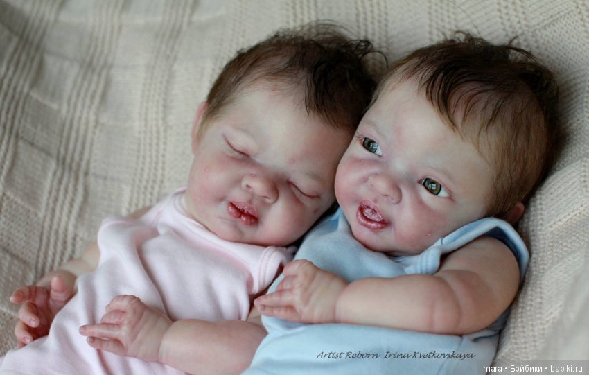 Куклы реборн Ella и Everly от мастера Ирины Кветковской