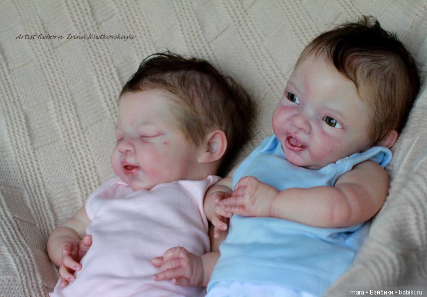 Куклы реборн Ella и Everly от мастера Ирины Кветковской (фото 3)