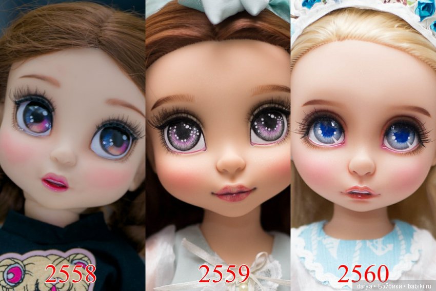 Красивые мейки кукол Disney Princess (фото 5)
