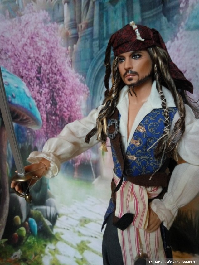 100 кукла капитан Джек Воробей (фото 4)