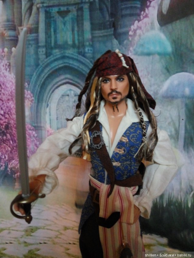 100 кукла капитан Джек Воробей (фото 2)