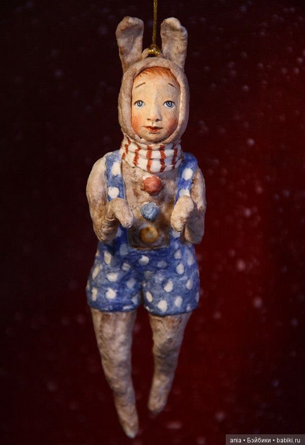 Ватные игрушки. Дети в костюмах зверей