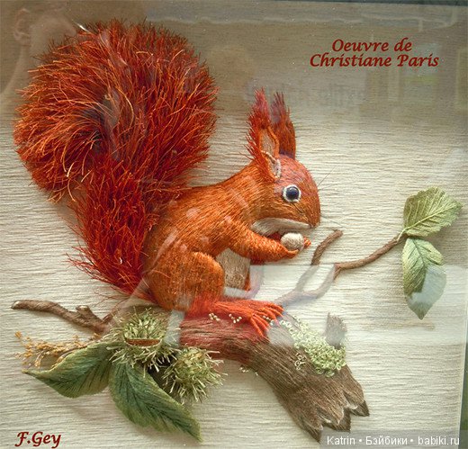 Красивая объемная вышивка Christiane Paris (фото 5)