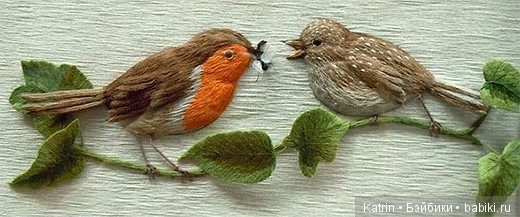 Красивая объемная вышивка Christiane Paris (фото 3)