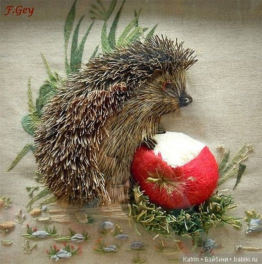 Красивая объемная вышивка Christiane Paris (фото 4)