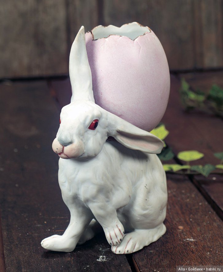 Фарфоровые пасхальные конфетницы от Gebruder Heubach (фото 3)