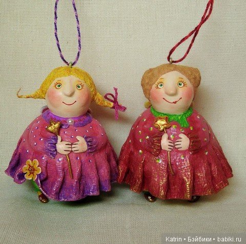 Авторские елочные игрушки от ЯНаталия (фото 8)