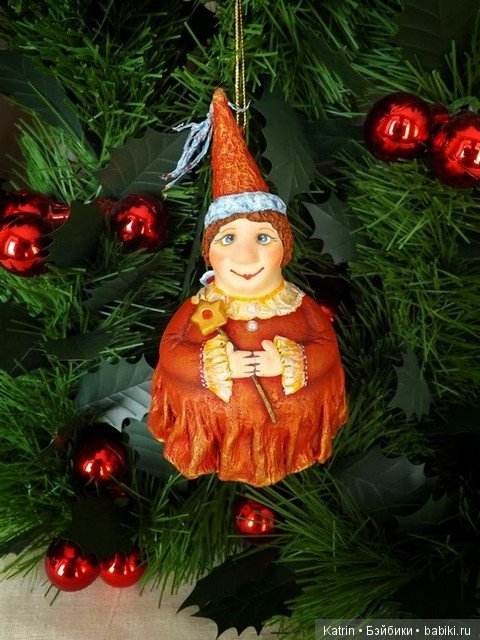 Авторские елочные игрушки от ЯНаталия (фото 9)