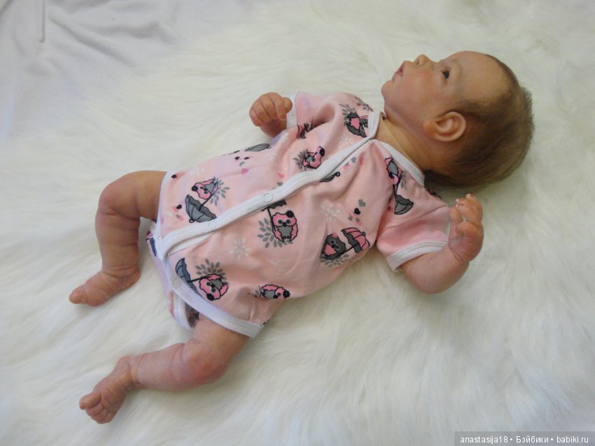 Малыш реборн Настенька — Куклы Реборн (Reborn): работы мастеров (фото 9)